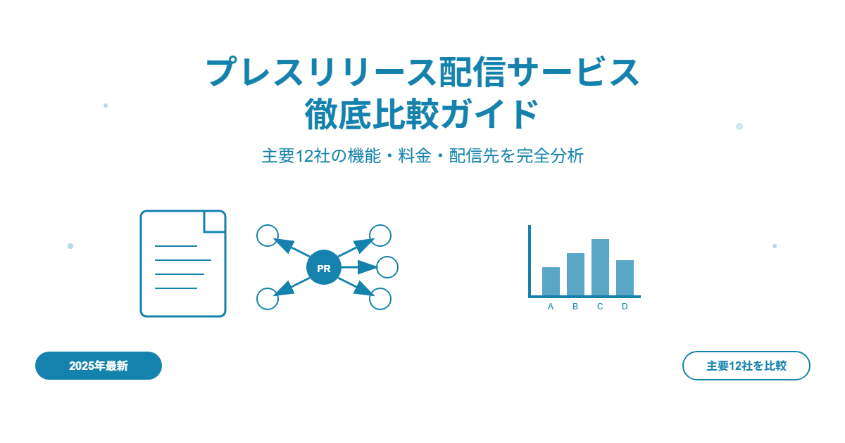 プレスリリース配信サービス 比較